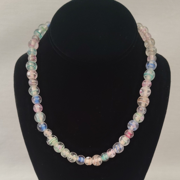 Jewelry - Multicolor Glass Bead Necklace - Women Jewelry